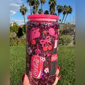 Coca Cola Snow globe tumbler 16oz